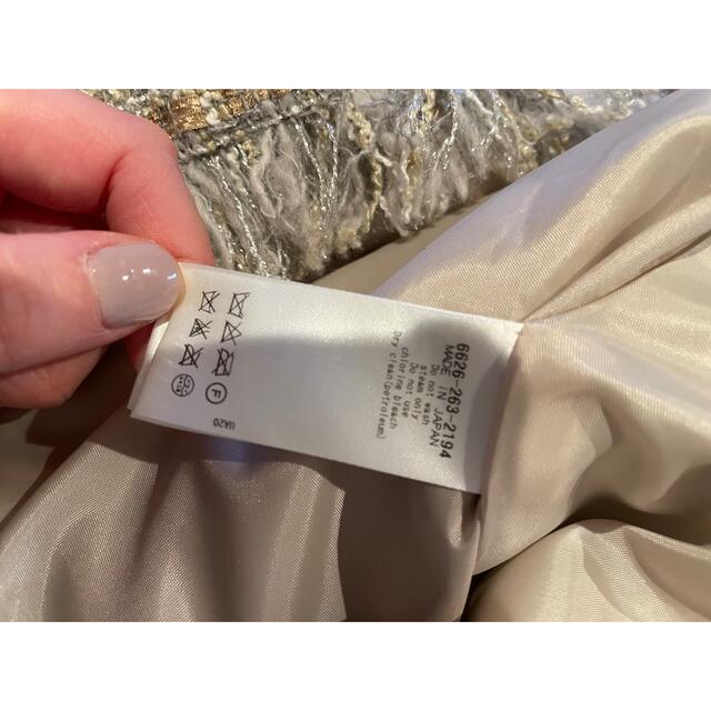UNITED ARROWS(ユナイテッドアローズ)のツイードワンピース レディースのフォーマル/ドレス(ミディアムドレス)の商品写真