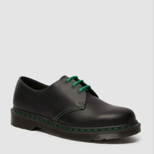 【Dr.Martens】3ホール 1461 グリーンステッチ　UK7