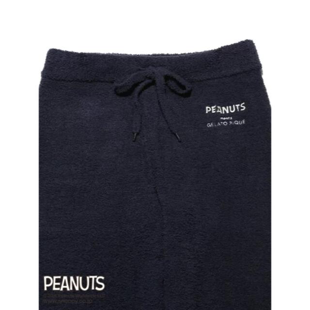 【HOMME】【PEANUTS】カレッジロングパンツ ジェラートピケ