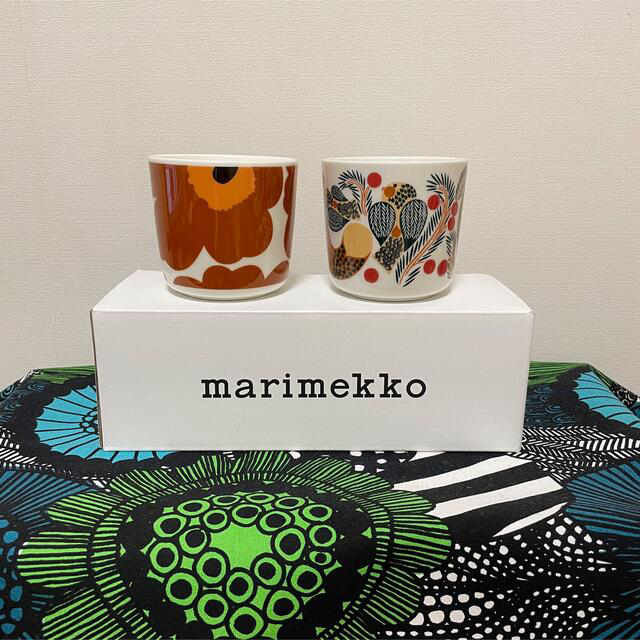 marimekko(マリメッコ)のmarimekko マリメッコラテマグ　Ketunmarja＋廃盤UNIKKO インテリア/住まい/日用品のキッチン/食器(食器)の商品写真