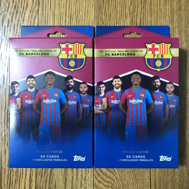 2020-21 TOPPS FC BARCELONA 未開封ボックス 2BOXの通販 by セール中's
