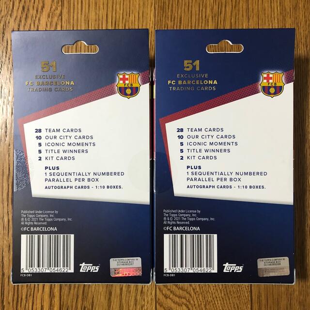 2020-21 TOPPS FC BARCELONA 未開封ボックス 2BOXの通販 by セール中's