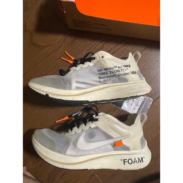 オフホワイト  ズームフライ  offwhite nike theten