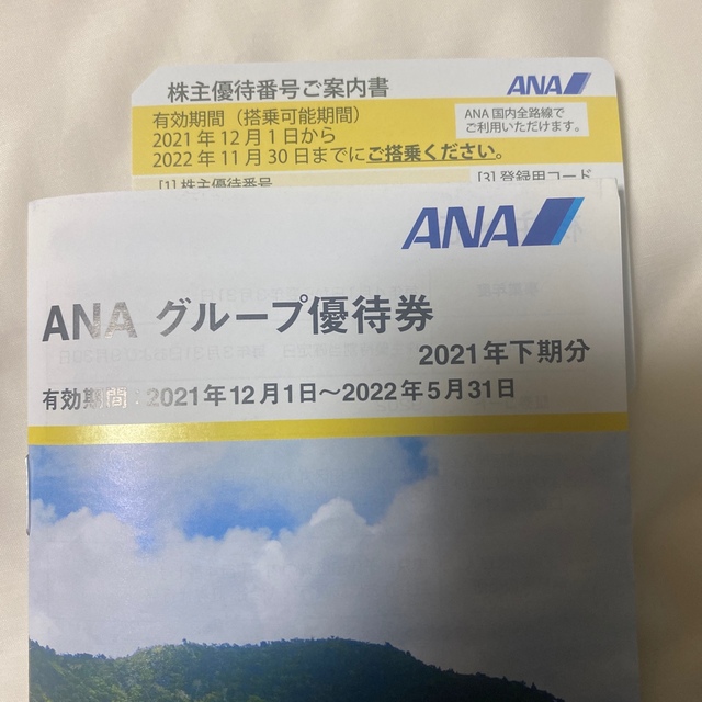 ANA 株主優待 冊子付き チケットの優待券/割引券(その他)の商品写真
