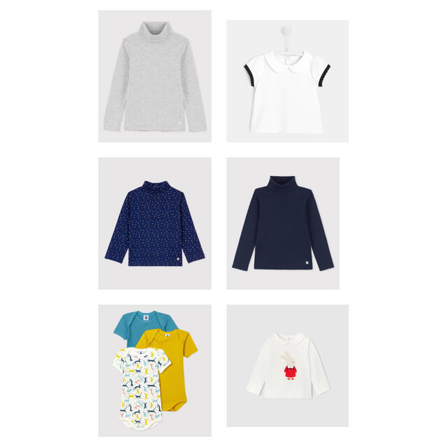 PETIT BATEAU(プチバトー)のすず様専用② キッズ/ベビー/マタニティのキッズ服女の子用(90cm~)(Tシャツ/カットソー)の商品写真