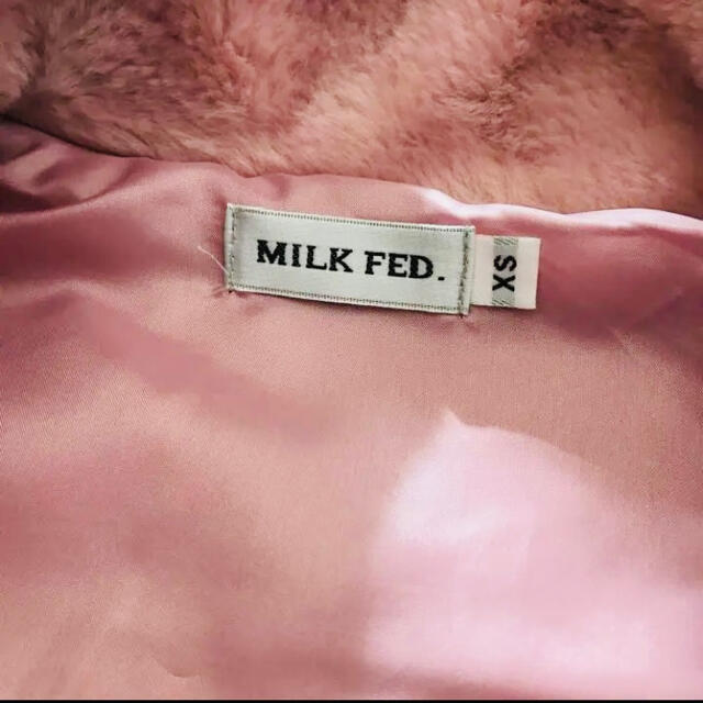 美品 MILK FED ふわふわ フェイクファー コート アウター ブルゾ