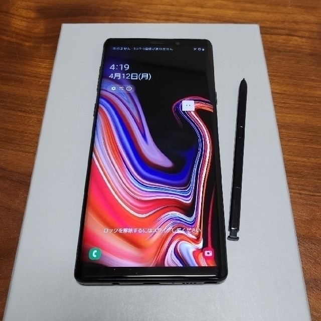 Galaxy(ギャラクシー)のGalaxy note9 本体 付属品付き スマホ/家電/カメラのスマートフォン/携帯電話(スマートフォン本体)の商品写真