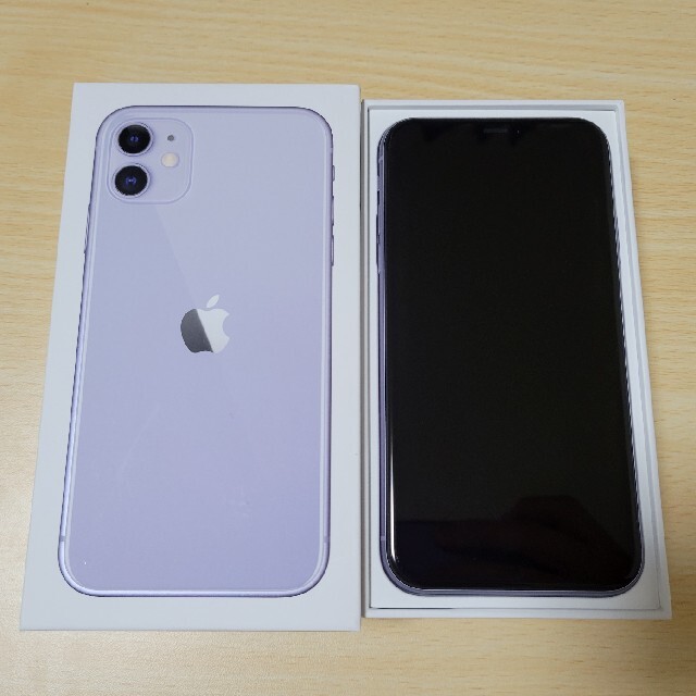 ジャンク SIMフリーiPhone11 64GB パープル dpt.fpik.undip.ac.id