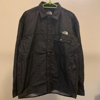 ザノースフェイス(THE NORTH FACE)の新品 タグ付き THE NORTH FACE ロングスリーブナイロンデニムシャツ(ナイロンジャケット)