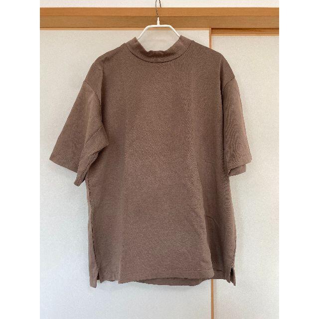 GU(ジーユー)の【ペンギン様専用】GUインライン ポンチモックネックT(5分袖) XXL メンズのトップス(Tシャツ/カットソー(半袖/袖なし))の商品写真