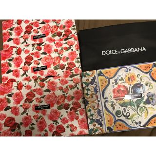 ドルチェアンドガッバーナ(DOLCE&GABBANA)のドルガバショップ袋5点セット(ショップ袋)