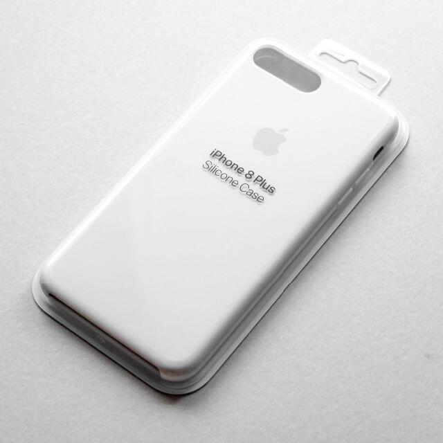 Apple(アップル)の新品未開封Apple純正iPhone 8 / 7Plusシリコンケース ホワイト スマホ/家電/カメラのスマホアクセサリー(iPhoneケース)の商品写真