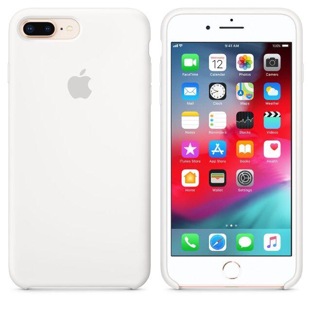 Apple(アップル)の新品未開封Apple純正iPhone 8 / 7Plusシリコンケース ホワイト スマホ/家電/カメラのスマホアクセサリー(iPhoneケース)の商品写真