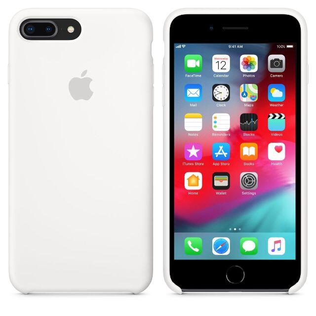 Apple(アップル)の新品未開封Apple純正iPhone 8 / 7Plusシリコンケース ホワイト スマホ/家電/カメラのスマホアクセサリー(iPhoneケース)の商品写真