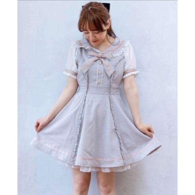 LIZ LISA - リズリサ ダンガリーセーラーワンピース新品タグ付き LIZ LISA - リズリサ ダンガリーセーラーワンピース新品タグ付き