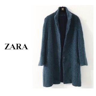 ザラ(ZARA)のZARA ふわふわモヘアコート★送料込(ロングコート)