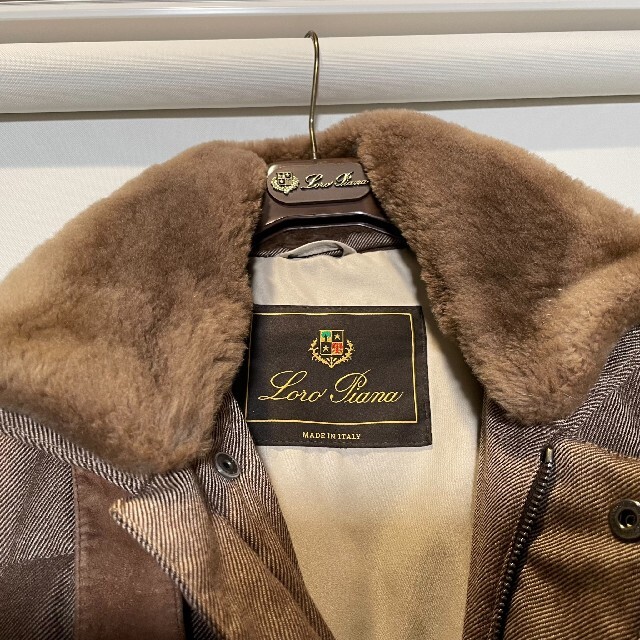 LORO PIANA(ロロピアーナ)の定価約150万円 ロロピアーナ ベビーカシミア フェザーコート メンズのジャケット/アウター(ダウンジャケット)の商品写真