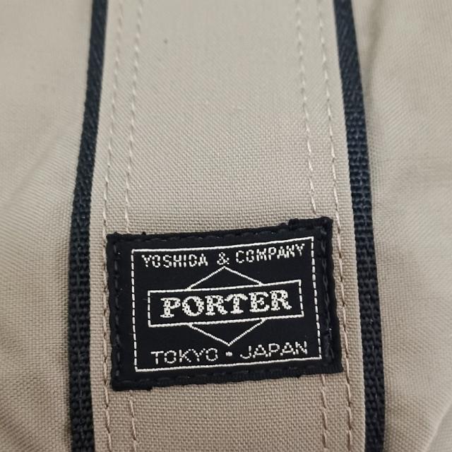 ポーター ハンドバッグ美品 - カーキ×黒 7