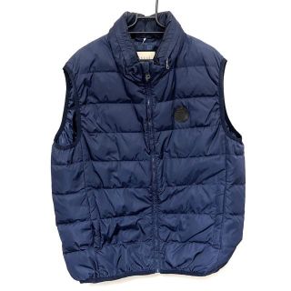 グッチ ×ノースフェイス THE NORTH FACE 663761 XAACX ロゴパッチダウンベスト メンズ L