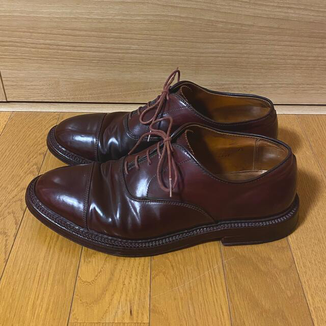 Alden(オールデン)のalden ストレートチップ バーガンディ コードバン 9 1/2 9.5 E メンズの靴/シューズ(ドレス/ビジネス)の商品写真