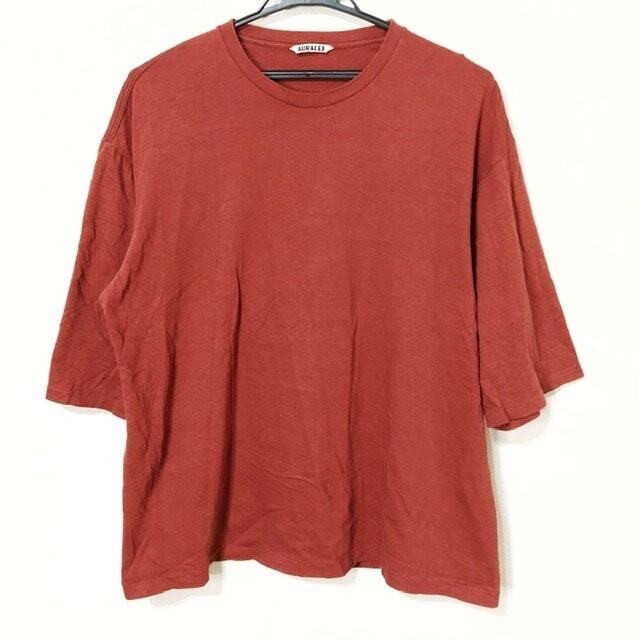 オーラリー 七分袖Tシャツ サイズ4 XL -