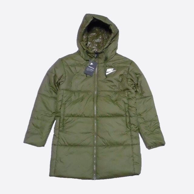 ★新品★ナイキ★リバーシブル中綿パーカージャケット (Olive/M)