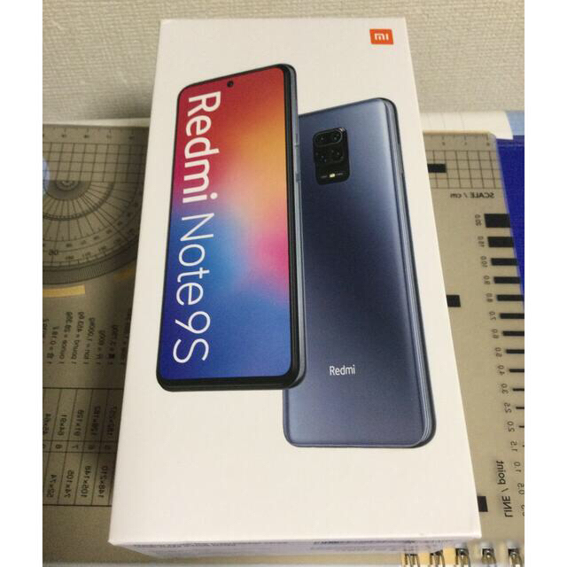 「中古スマートフォン」　Redmi Note 9S 64GB SIMフリー  スマホ/家電/カメラのスマートフォン/携帯電話(スマートフォン本体)の商品写真