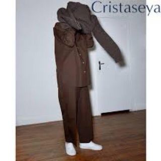 ワンエルディーケーセレクト(1LDK SELECT)のXL CRISTASEYA COTTON MAO SHIRT brown(シャツ)