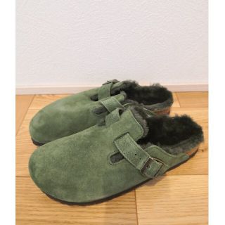 ビルケンシュトック(BIRKENSTOCK)の【マミヤさん専用】ビルケンシュトック ボストン ファー 39(サンダル)