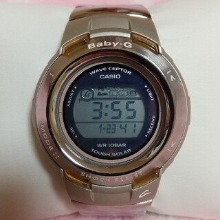 ベビージー(Baby-G)の大幅値下げ充電状況良好 美品 カシオBaby-G MSG-9200J電波ソーラー(腕時計)