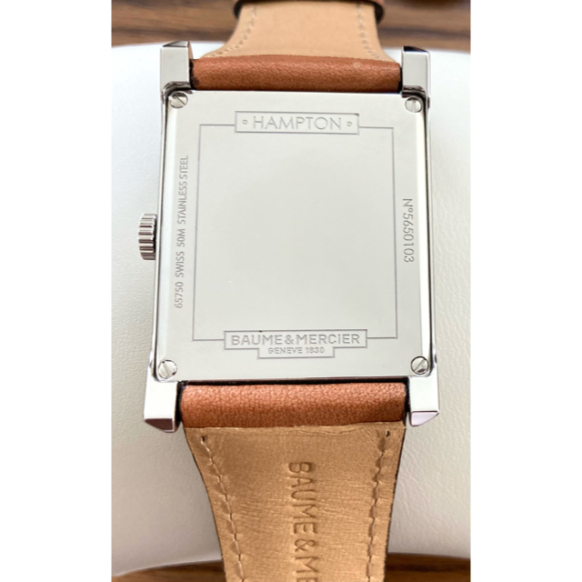 BAUME&MERCIER(ボームエメルシエ)のBaume&Mercier ボーム&メルシエ Hampton 新品未使用品 メンズの時計(腕時計(アナログ))の商品写真