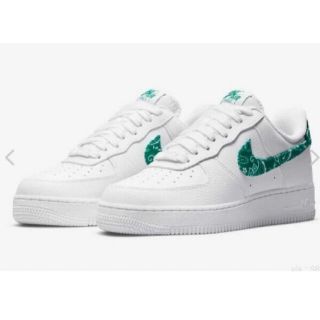 ナイキ(NIKE)のNike af1 ペイズリー　グリーン(スニーカー)