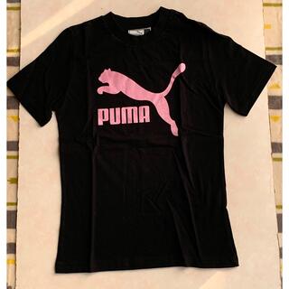 プーマ(PUMA)のプーマ　puma　Tシャツ　半袖　黒　ウィメンズ(Tシャツ(半袖/袖なし))