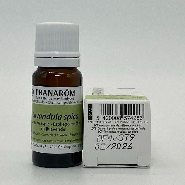 PRANAROM(プラナロム)のプラナロム ラベンダー スピカ BIO 10ml 精油 スパイクラベンダー コスメ/美容のリラクゼーション(エッセンシャルオイル（精油）)の商品写真