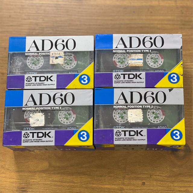 TDK(ティーディーケイ)のTDK AD 60 カセットテープ スマホ/家電/カメラのオーディオ機器(その他)の商品写真