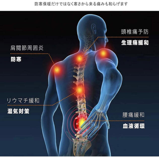 大人気、即日発送、電熱ベスト、USB給電 3段階温度調整 速暖 丸洗い  メンズのトップス(ベスト)の商品写真