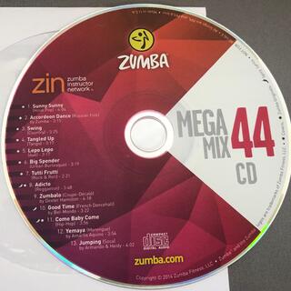 ズンバ(Zumba)のzumba CD megamix44 メガミックス　ズンバ(クラブ/ダンス)