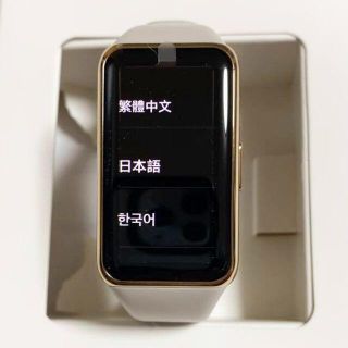 HUAWEI - HUAWEI Band 6 Pro グレー 液晶保護フィルム＋交換用バンドの