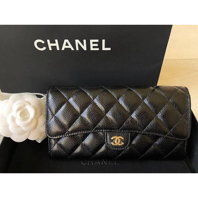 サイズ交換ＯＫ】 CHANEL - CHANEL シャネル 長財布フラップ