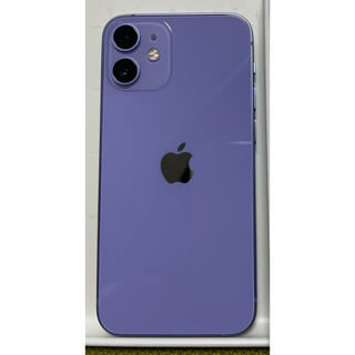 アイフォーン(iPhone)の美品　iPhone12mini 256GB パープルSIMフリー(スマートフォン本体)