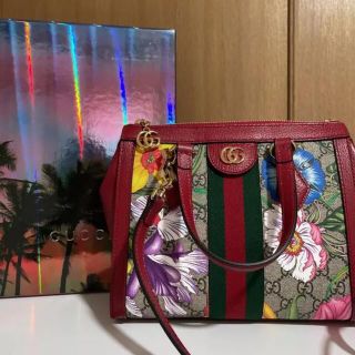 グッチ(Gucci)のGUCCI フローラ　ショルダーバック　ハンドバッグ(ハンドバッグ)