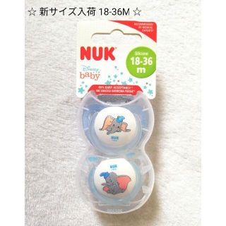 ディズニー(Disney)のNUK Dumbo おしゃぶり 18-36M(その他)