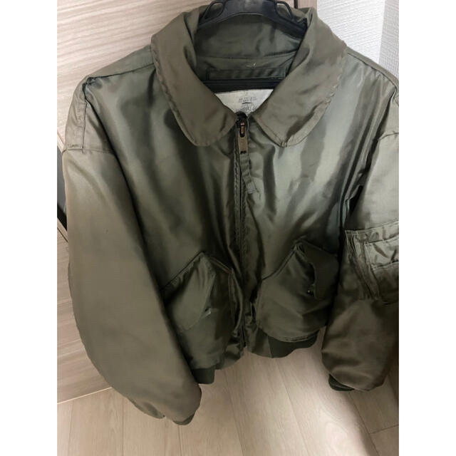 ALPHA INDUSTRIES(アルファインダストリーズ)の米軍実物　CWU-45フライトジャケット　80年代 メンズのジャケット/アウター(フライトジャケット)の商品写真