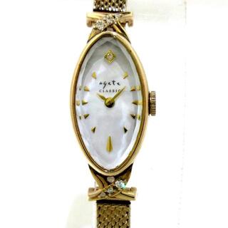 アガット(agete)のagete(アガット) 腕時計 - 1811 レディース(腕時計)