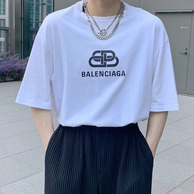正規店仕入れの BALENCIAGA Tシャツ 白 - Tシャツ/カットソー(半袖/袖 