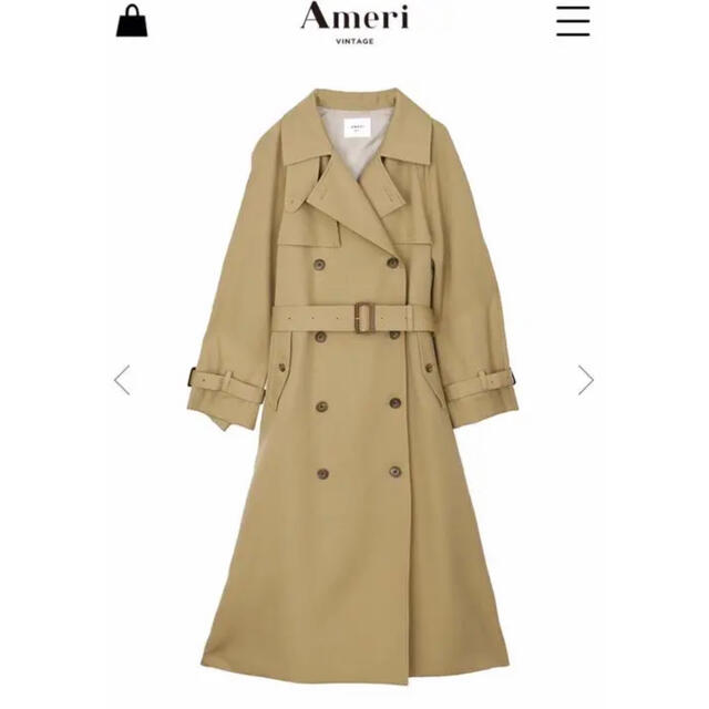 Ameri vintage SUPERIOR FLARE TRENCH COAT