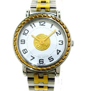 Hermes - エルメス 腕時計 セリエ SE4.240 白の通販 by ブランディア