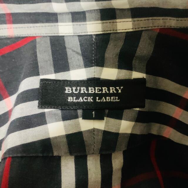 BURBERRY BLACK LABEL(バーバリーブラックレーベル)の超美品！バーバリー ブラックレーベル ドレスシャツ 長袖 チェック サイズS メンズのトップス(シャツ)の商品写真