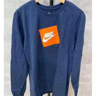 ナイキ(NIKE)のナイキ Nike メンズ トップス 長袖 Tシャツ ロンT 紺 Mサイズ(Tシャツ/カットソー(七分/長袖))