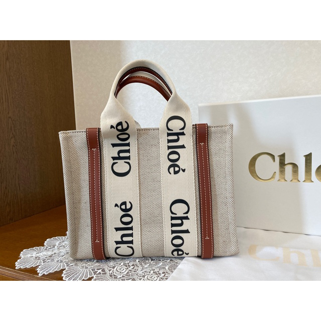 Chloe(クロエ)の専用❗️本物！【新品♪】Chloeクロエ　WOODYウッディバッグS 付属品完備 レディースのバッグ(ハンドバッグ)の商品写真